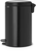 Kosze na śmieci - Brabantia Kosz na śmieci pedałowy NewIcon 20l matowy czarny (114106) - miniaturka - grafika 1