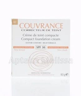 Avene Couvrance kremowy podkład w kompakcie COMFORT SPF30 skóra wrażliwa sucha i bardzo sucha naturalny 10 g - Podkłady do twarzy - miniaturka - grafika 2
