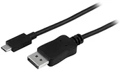 Kable USB - StarTech Startech 1,8 m USB-C to DisplayPort Adapter kabel do MacBook/Chromebook Pixel  czarna CDP2DPMM6B - miniaturka - grafika 1