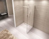 Ścianki i drzwi prysznicowe - Rea AERO Ścianka Walk-In 90x195 , szkło transparentne + powłoka Easy Clean AERO9 - miniaturka - grafika 1
