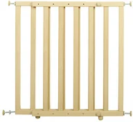 Zabezpieczenia dla dzieci - Roba Ścianka ochronna na schody 63-114 cm drewno bukowe, kolor naturalny 1510 - miniaturka - grafika 1