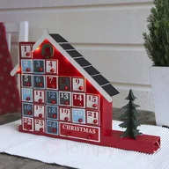 Ozdoby bożonarodzeniowe - Best Season Lampa dekoracyjna Kalendarz Adwentowy ADVENT HOUSE - miniaturka - grafika 1
