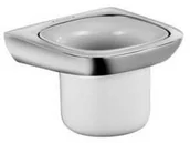 Akcesoria łazienkowe - Kludi Uchwyt ze szklanką Amba 5397505 - miniaturka - grafika 1