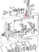 Części i akcesoria do maszyn rolniczych - CNH USZCZELNIACZ ZWROTNICY DÓŁ 80287465 - miniaturka - grafika 1