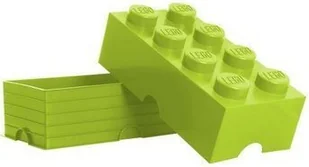 Lego STORAGE BRICK 8, dużym Lime 40040620 - Pojemniki na zabawki - miniaturka - grafika 2