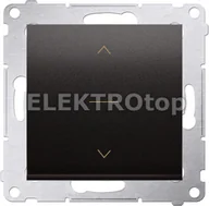 Wyłączniki światła i elektryczne - Kontakt Simon DZW1K.01/48 Łącznik żaluzjowy trójpozycyjny 1-0-2 (moduł); antracy - miniaturka - grafika 1