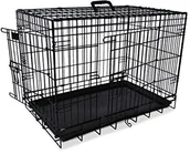 Transportery dla kotów - Nobby Transportkäfig Für Hunde Faltbar Schwarz 109X71X79 Cm - miniaturka - grafika 1