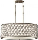 Lampy sufitowe - Elstead Lighting ELSTEAD LUCIA FE/LUCIA/P/A FE/F2569/3BUS lampa wisząca owal KRYSZTAŁ 20 / FE/LUCIA/P/A - miniaturka - grafika 1