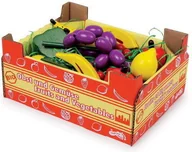 Zabawki AGD - Small Foot Design Owoce w Skrzyneczce (11 sztuk) 1646 - miniaturka - grafika 1