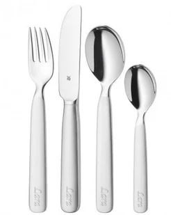 WMF zestaw 4cz. sztućców dla dzieci First Lyric stal 1287406090 - Sztućce dla dzieci - miniaturka - grafika 4