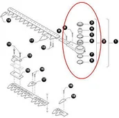 Części i akcesoria do maszyn rolniczych - CNH GŁÓWKA KOSY MOCOWANA NA NITY NEW HOLLAND 80753862 - miniaturka - grafika 1