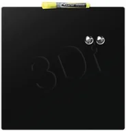 Tablice i flipcharty - Nobo TABLICZKA Tablica magnetyczna SUCHOŚC. CZARNA 36X36CM 1903774 - miniaturka - grafika 1