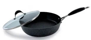 Orion Patelnia kamienna STONER 28 cm + pokrywa 112931 - Patelnie - miniaturka - grafika 2
