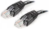 Patchcordy - Gembird Patchcord RJ45, KAT. 5e, UTP, 0,25M, CZARNY SIEGEMPAT0002 (PP12-0.25M/BK) - miniaturka - grafika 1