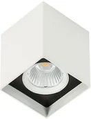 Oprawy, klosze i abażury - Italux Oprawa sufitowa ALDEN WHITE BLACK SLC78002/12W 4000K WH+BL - miniaturka - grafika 1