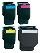 Tonery zamienniki - DobreTonery.PL Komplet tonerów zamienników DT310KPLL do Lexmark CX310 CX310dn CX310n CX410 CX410de CX410e CX410dte CX510 CX510de CX510dhe CX510dthe pasuje zamiast Lexmark 800S1 802SK 800S2 802SC 800 - miniaturka - grafika 1