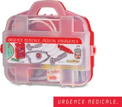 Zabawy w naśladowanie dorosłych - Ecoiffier Smoby WALIZKA LEKARZA KUFEREK Z AKESORIAMI 7 el. 249 - miniaturka - grafika 1