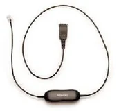 Kable komputerowe i do monitorów - Jabra QD Cord to 3.5 mm jack. With in-line call-answering; for Alcatel 8er 8735- (8735-019) - miniaturka - grafika 1