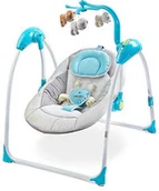 Leżaczki i huśtawki - Caretero Loop Niebieski - miniaturka - grafika 1