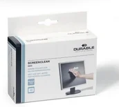 Środki i akcesoria czyszczące do komputerów - Durable SCREENCLEAN DUO 10 podwójnych saszetek do czyszczenia ekranu, Ściereczki - miniaturka - grafika 1