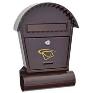 Skrzynki na listy - Skrzynka na listy SD05 Yale Domek Mały Okrągły z tubą na prasę - miniaturka - grafika 1