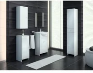 Szafki łazienkowe - Półsłupek Venus 30cm biały - miniaturka - grafika 1