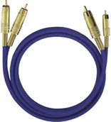 Kable - Oehlbach Kabel audio Cinch 2039 [2x Złącze męskie cinch 2x Złącze męskie cinch] 10 m niebieski - miniaturka - grafika 1