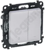 Wyłączniki światła i elektryczne - Legrand Valena Life Ściemniacz przyciskowy 5 - 400 W, 5 - 75 W dla LED Biały - miniaturka - grafika 1