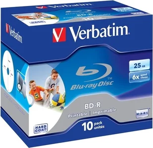 Verbatim BD-R BLU-RAY 25GB 6x PRINT. Pudełko0 43713 VBRPB6 - Nośniki danych - miniaturka - grafika 2