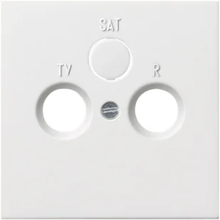 Gira F100 BIAŁY Pokrywa GNOIAZDA RTV-SAT 0869112 - Klawisze i ramki - miniaturka - grafika 2