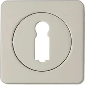 Szyldy i rozety - Domino Rozeta kwadratowa POD KLUCZ ALMA NIKIEL SATYNA Szyld ALMA-Q SN BB - miniaturka - grafika 1