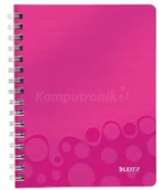 Zeszyty szkolne - Leitz Zeszyty A5 WOW Różowy - miniaturka - grafika 1