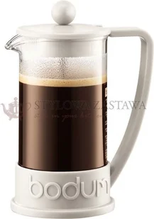 Bodum Kafetiera 0,35 l Brazil biała BD-10948-913 - Zaparzacze i kawiarki - miniaturka - grafika 3