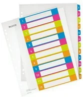 Przybory szkolne - Leitz Przekładki plastikowe do nadruku tekstu, 12 szt. 12440000 - miniaturka - grafika 1