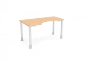 Biurka - WUTEH S.A. Biurko biurowe Polo PO-25 140x80) - miniaturka - grafika 1
