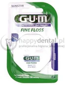 Nici dentystyczne - Sunstar GUM Butler Fine Floss 55m (1555) - tradycyjna, cienka nić dentystyczna, - miniaturka - grafika 1
