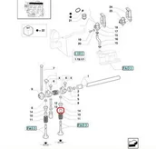 Części i akcesoria do maszyn rolniczych - CNH USZCZELKA ZAWORÓW ZIELONY 87801992 - 84349929 - miniaturka - grafika 1