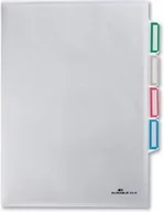 Grzbiety do bindownic - Durable Obwoluta organizacyjna z 3 przegródkami i 4 kolorowymi zakładkami 5 szt - miniaturka - grafika 1
