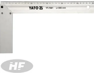YATO Kątownik aluminiowy 350 mm YT-7082 - Suwmiarki i mikrometry - miniaturka - grafika 2