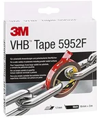 Taśmy klejące - 3M VHB 5952F mocna, dwustronna taśma klejąca, 19 mm x 3 m, czarna, 5952193 5952193 - miniaturka - grafika 1