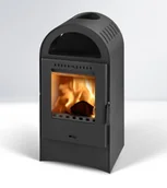 Wkłady kominkowe - Thorma Kominek BASEL II czarny - miniaturka - grafika 1