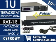 Akcesoria do szaf serwerowych - PULSAR Cyfrowy termostat do wentylatorów RACK RAT-1R W PAKIETACH KUPISZ TANIEJ! RAT-1R - miniaturka - grafika 1