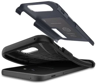 Spigen Etui Slim Armor Samsung Galaxy A5 2017 Metal Slate 145301 - Etui i futerały do telefonów - miniaturka - grafika 3