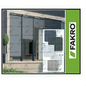 Markizy - Fakro VMZ gr.1 100/130 cm Markiza do okien pionowych ster.ręcznie / VMZ1100130 / - miniaturka - grafika 1