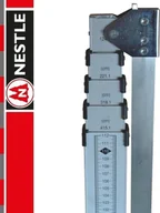 Sprzęt geodezyjny - Nestle Przymiar teleskopowy z wysięgnikiem 5m - łata 18303001 - miniaturka - grafika 1