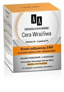 Oceanic AA Technologia Wieku Cera Wrażliwa Krem Odżywczy 24H 50ml - Kremy do twarzy - miniaturka - grafika 5