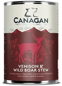 Canagan Venison & Wild Boar Stew 400G Puszka Dla Psa (Potrawka Z Dziczyzny I Mięsa Z Dzika) - Mokra karma dla psów Canagan Venison & Wild Boar Stew 400G Puszka Dla Psa (Potrawka Z Dziczyzny I Mięsa Z Dzika) - Mokra karma dla psów - miniaturka - grafika 1