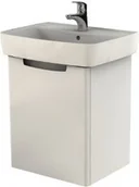 Szafki łazienkowe - Koło 89 Rekord, szafka wisząca pod umywalkę lewa, 50 cm , biały połysk, 89, - miniaturka - grafika 1