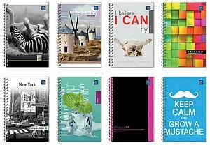 Inter Druk Kołonotatnik oprawa twarda B5 160k. - Notesy i bloczki - miniaturka - grafika 2