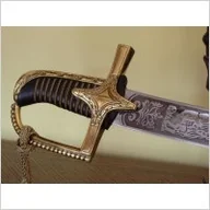 Repliki - broń - Płatnerze hiszpańscy SZABLA HUSARSKA WZ 1750 B/POCHWY BÓG HONOR OJCZYZNA - miniaturka - grafika 1